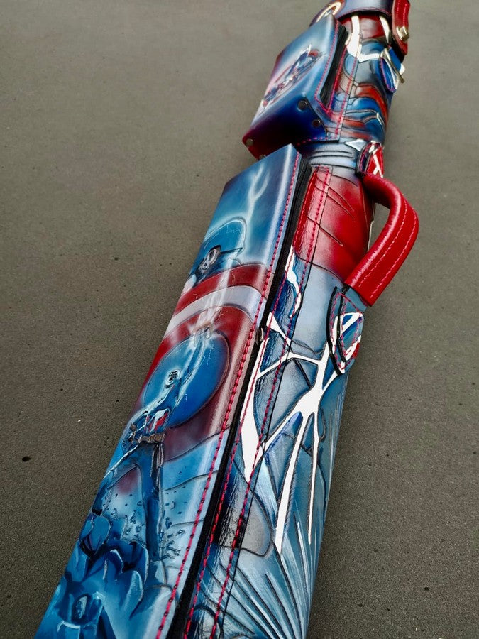 Captain America Custom Cue Case