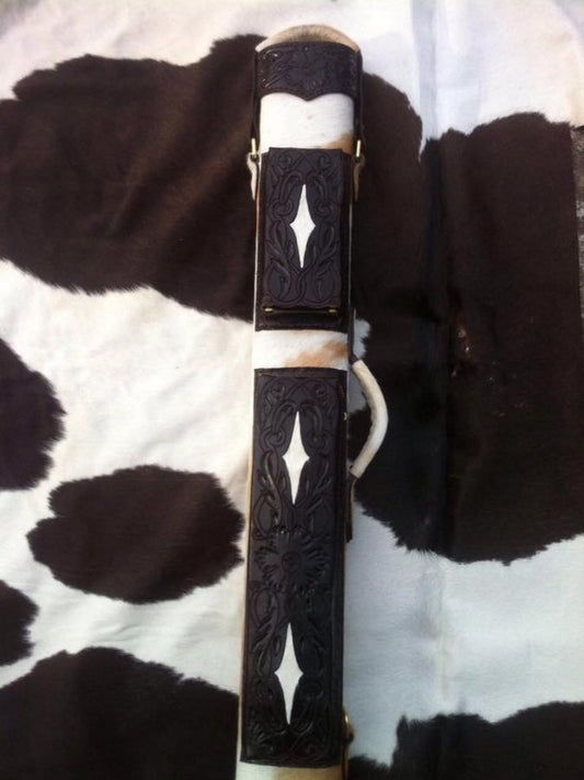 Hair-On Cowhide Custom Cue Cases