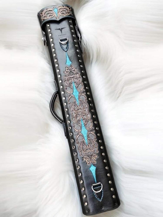 Yapium Turquoise Custom Cue Case