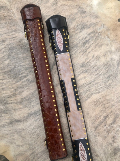 1x2 Custom Leather Cue Cases