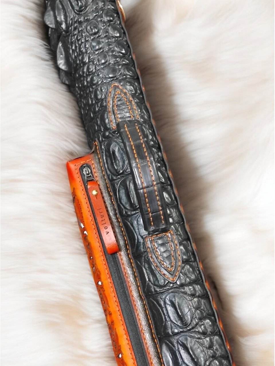 Crocodile Dual Tone Custom Cue Cases