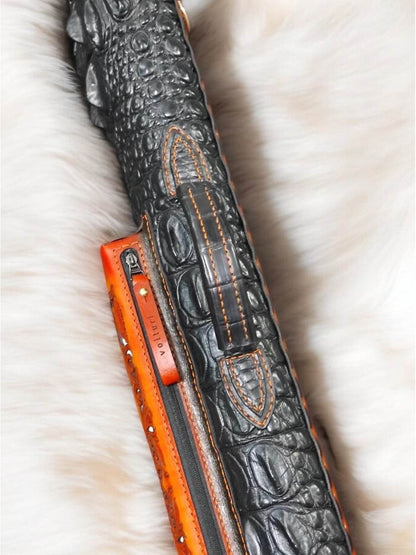 Crocodile Dual Tone Custom Cue Cases