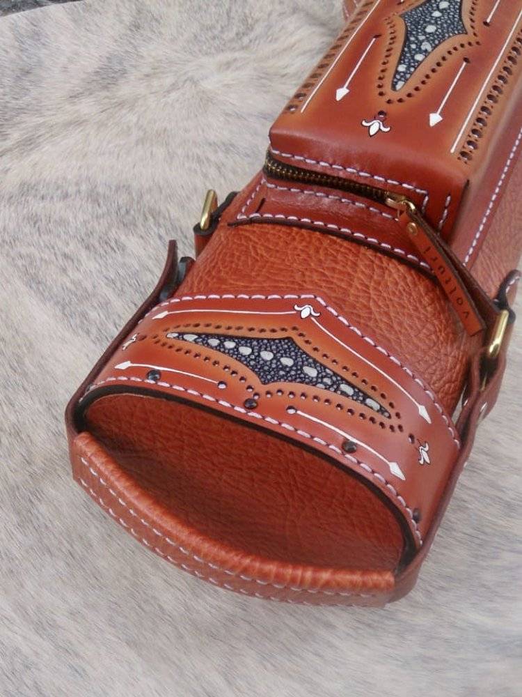 Brogue I Leather Pool Cue Case – Volturi Cases