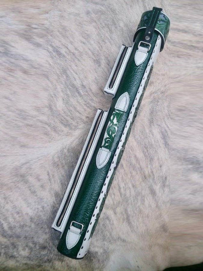 Buffalo Single Tone Leather Cue Case