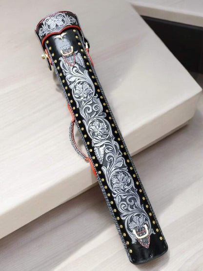 Buffalo Single Tone Leather Cue Case