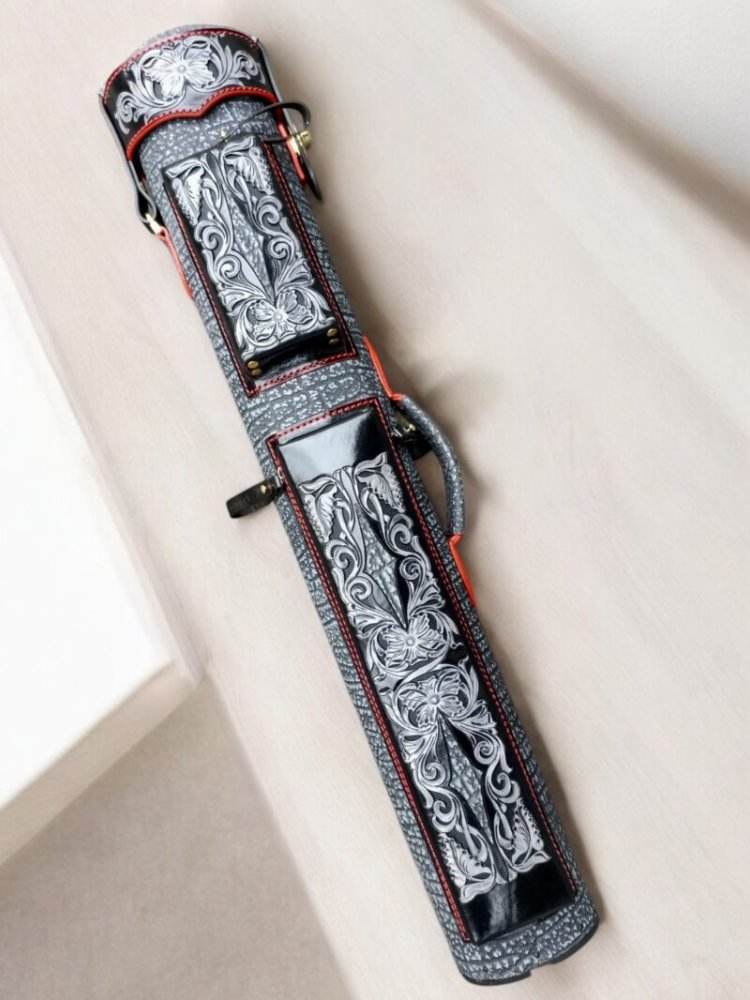 Buffalo Single Tone Leather Cue Case