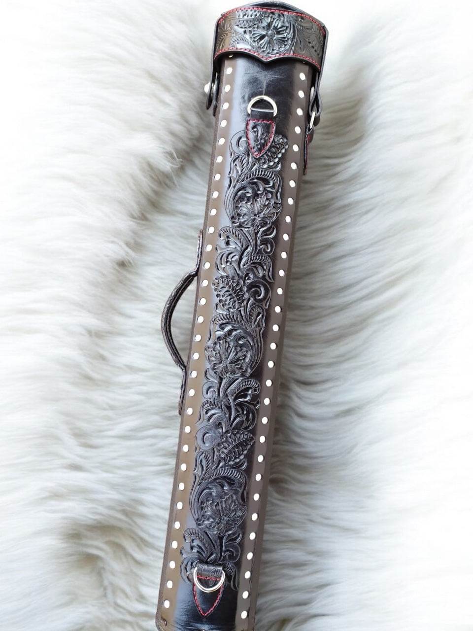 Buffalo Single Tone Leather Cue Case
