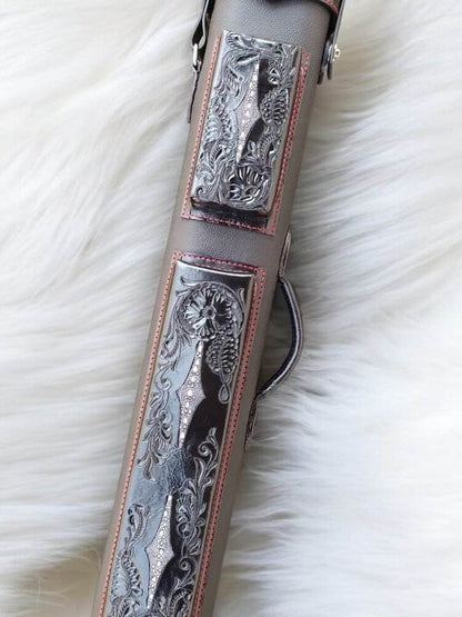 Buffalo Single Tone Leather Cue Case