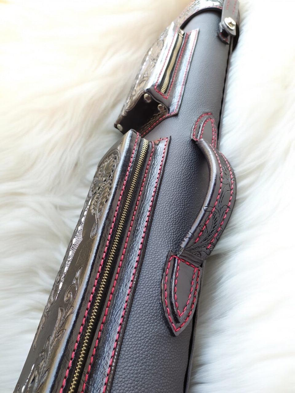 Buffalo Single Tone Leather Cue Case