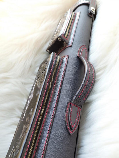 Buffalo Single Tone Leather Cue Case