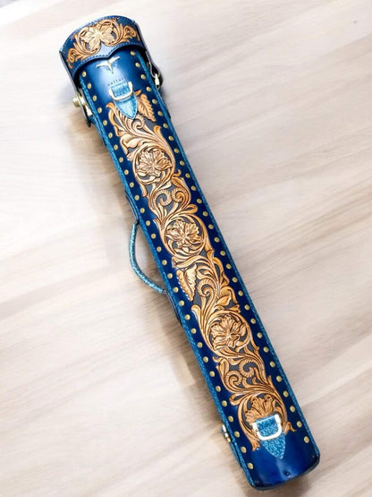 Buffalo Single Tone Leather Cue Case