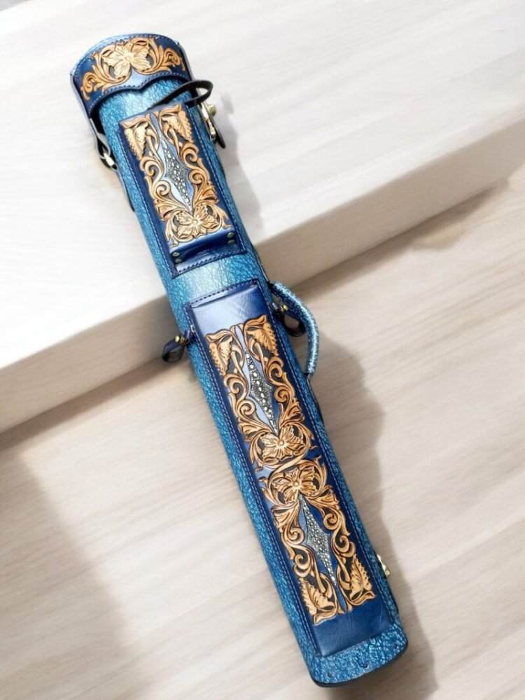 Buffalo Single Tone Leather Cue Case