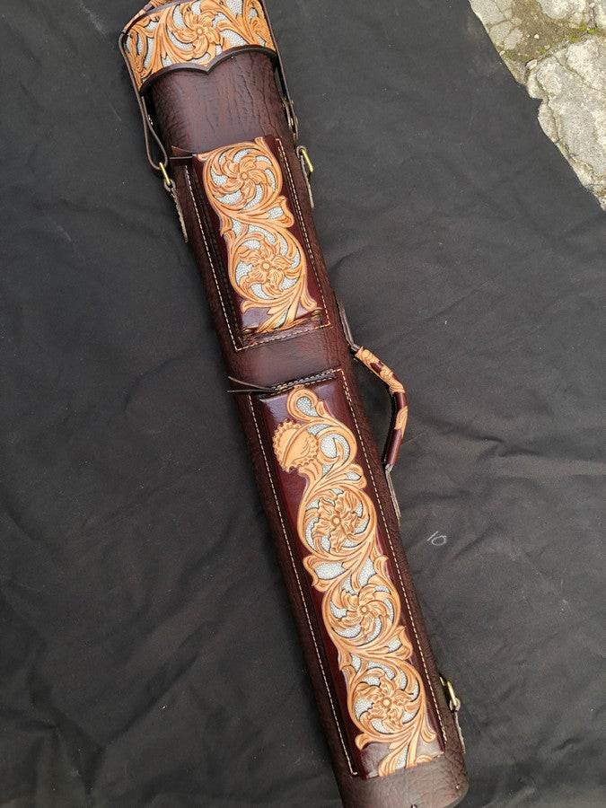 Buffalo Single Tone Leather Cue Case