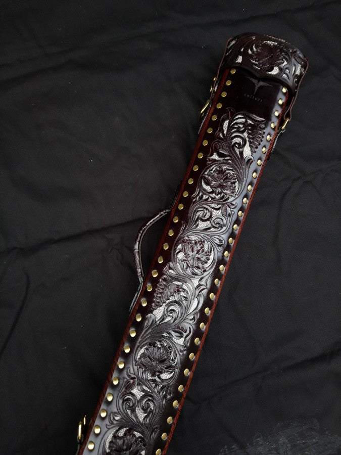 Buffalo Single Tone Leather Cue Case