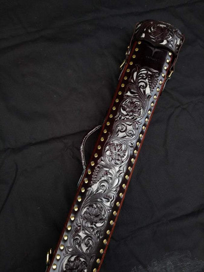Buffalo Single Tone Leather Cue Case