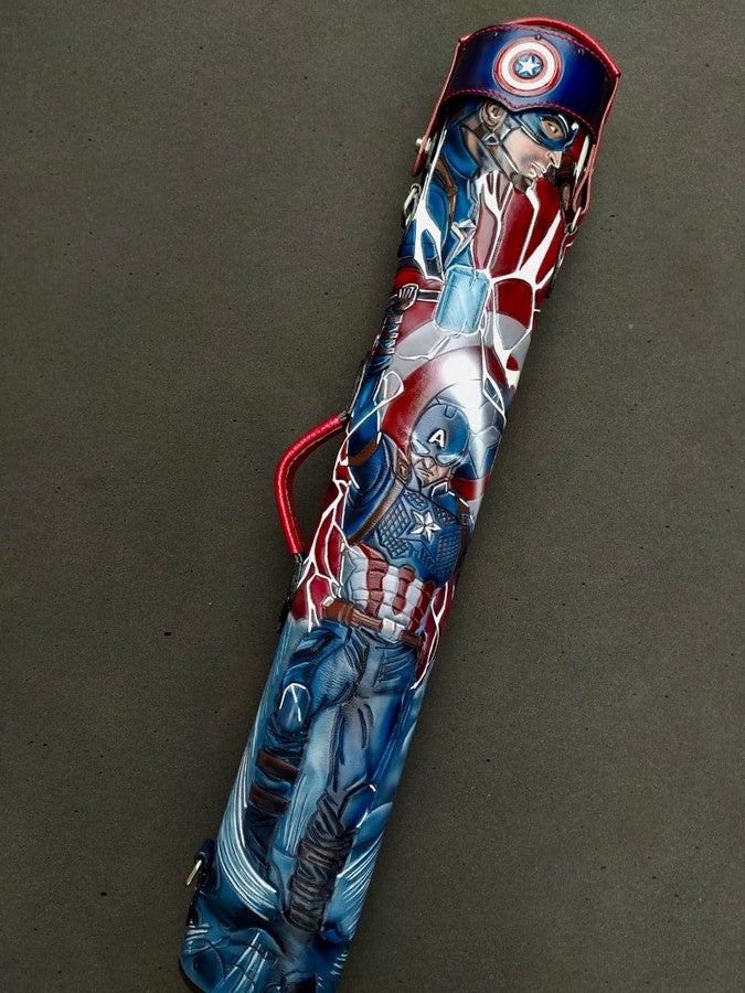 Captain America Custom Cue Case