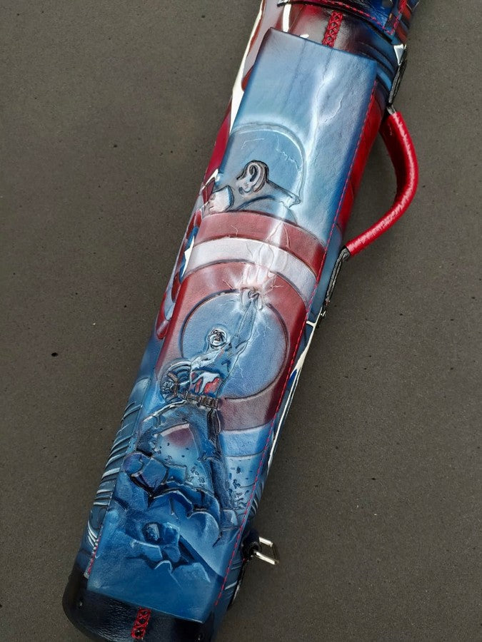 Captain America Custom Cue Case