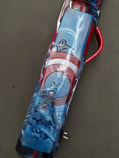 Captain America Custom Cue Case