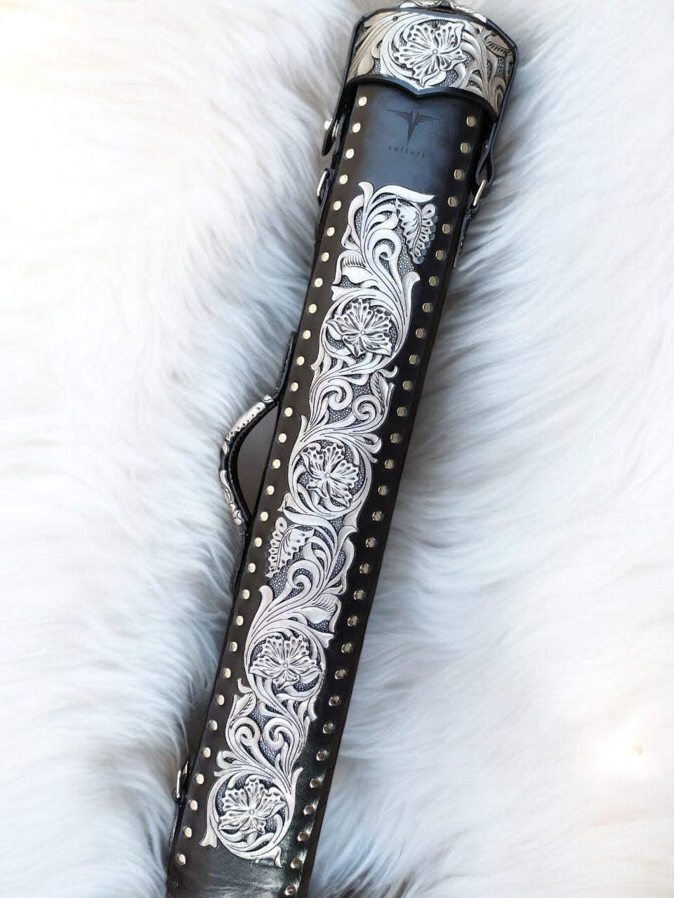 Crocodile Black Custom Cue Cases
