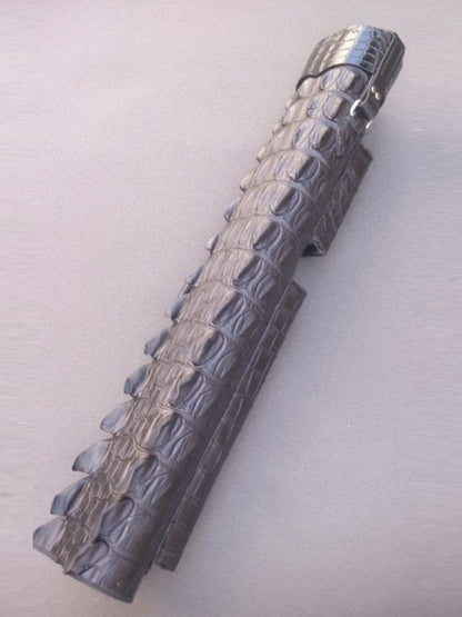Crocodile Black Custom Cue Cases
