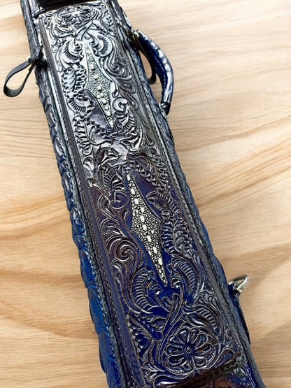 Crocodile Colored Custom Cue Cases