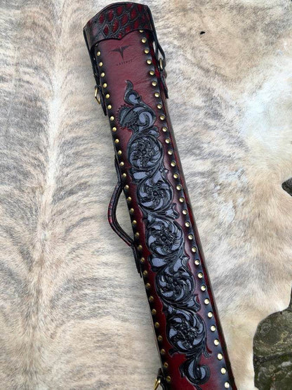 Crocodile Colored Custom Cue Cases