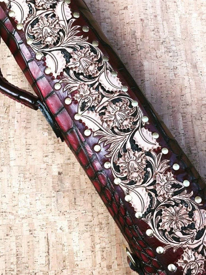 Crocodile Colored Custom Cue Cases