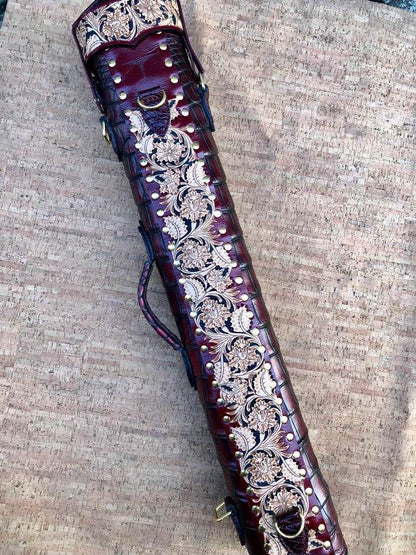 Crocodile Colored Custom Cue Cases