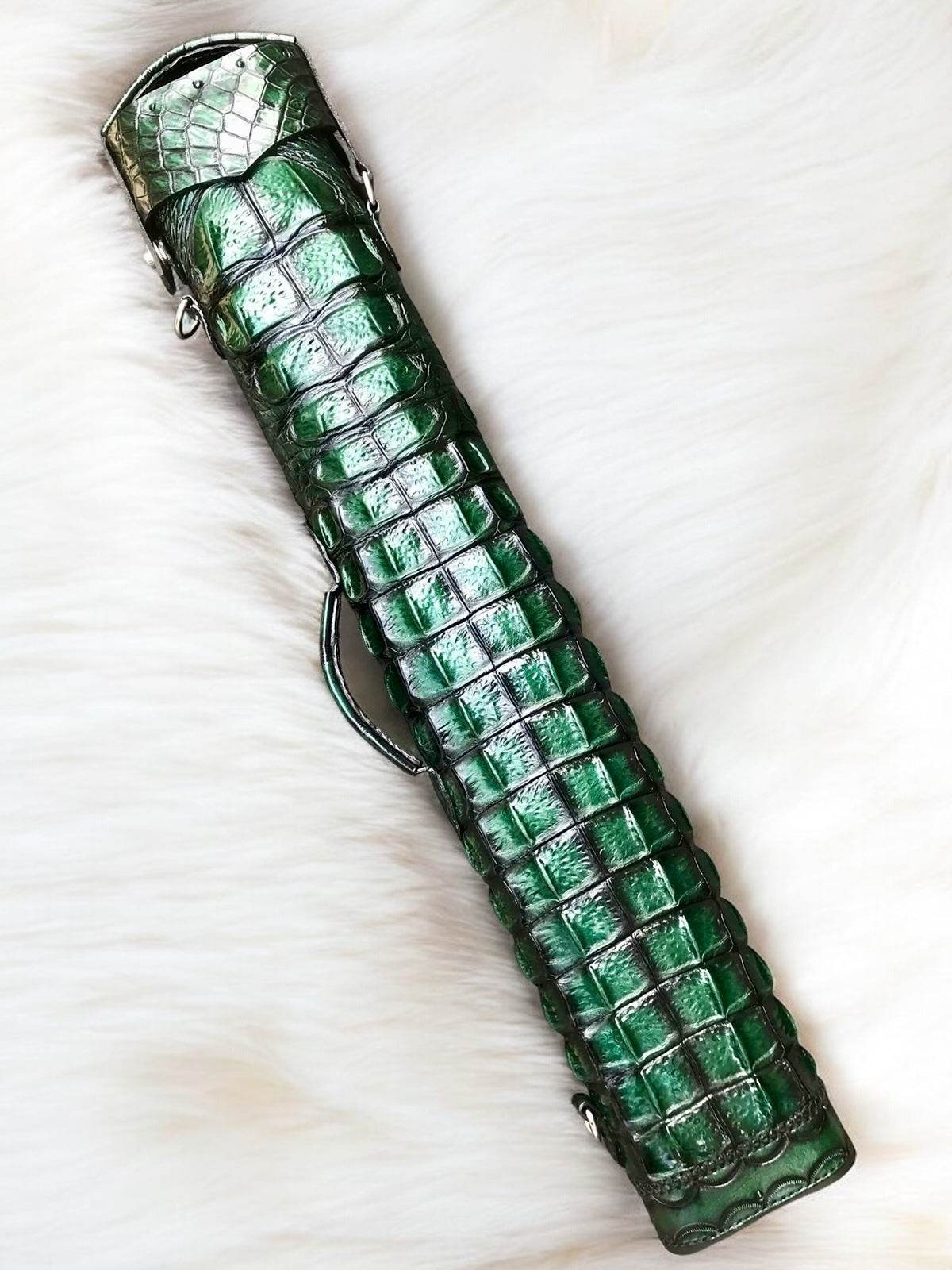 Crocodile Colored Custom Cue Cases