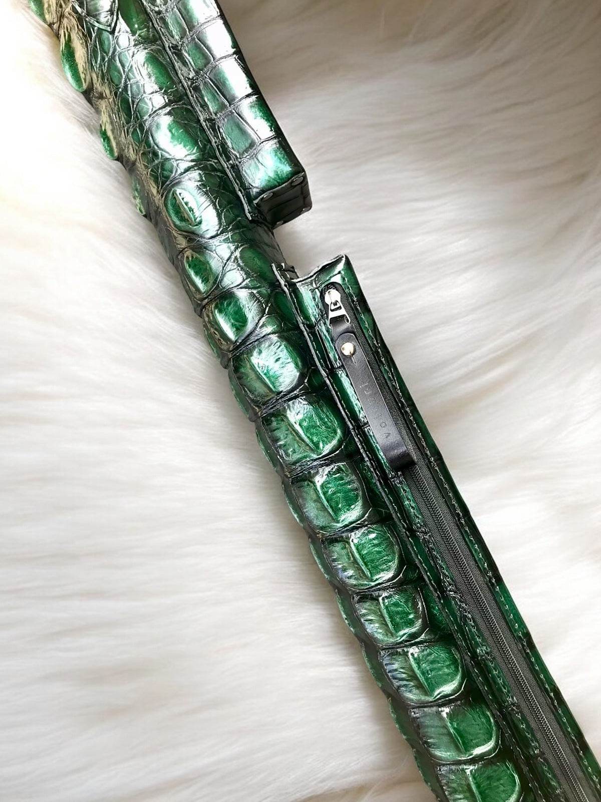 Crocodile Colored Custom Cue Cases
