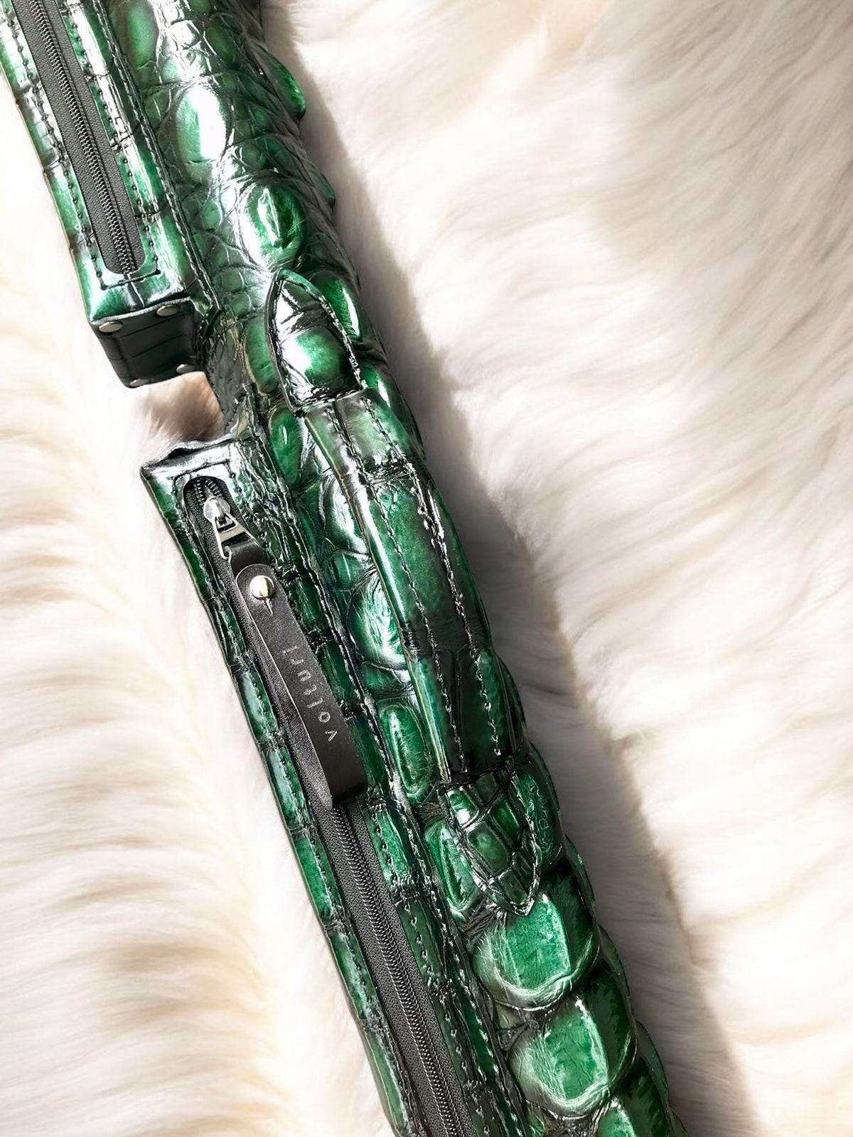 Crocodile Colored Custom Cue Cases
