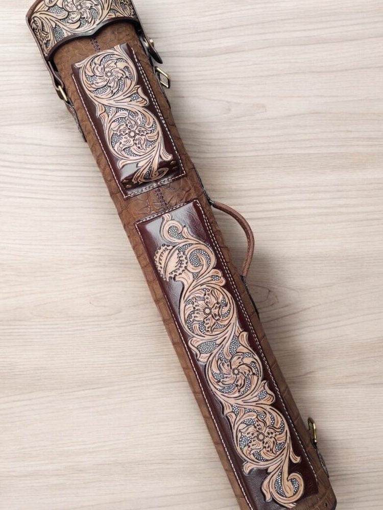 Crocodile Colored Custom Cue Cases
