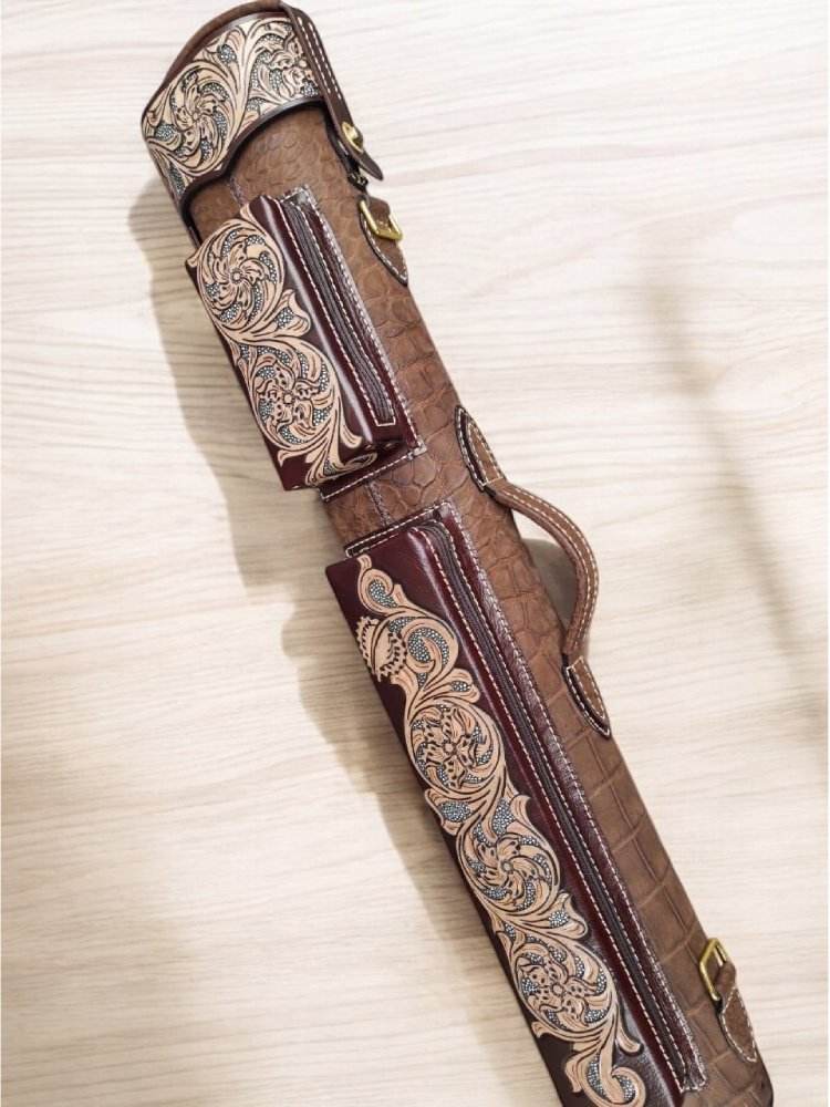 Crocodile Colored Custom Cue Cases