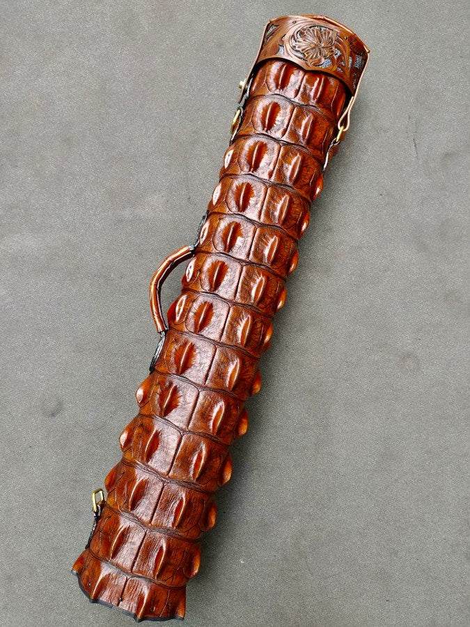 Crocodile Colored Custom Cue Cases