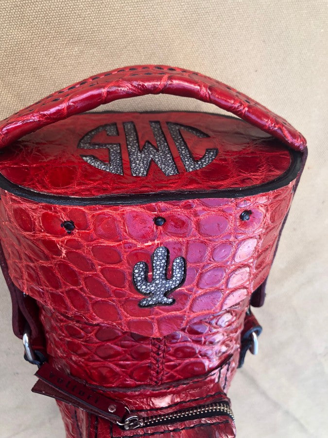 Crocodile Colored Custom Cue Cases