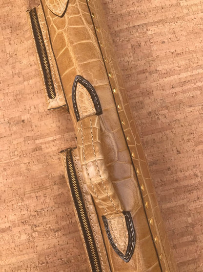 Crocodile Colored Custom Cue Cases