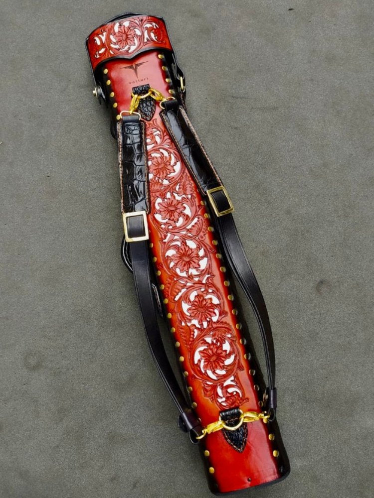 Crocodile Dual Tone Custom Cue Cases