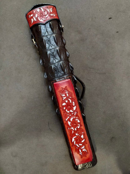Crocodile Dual Tone Custom Cue Cases