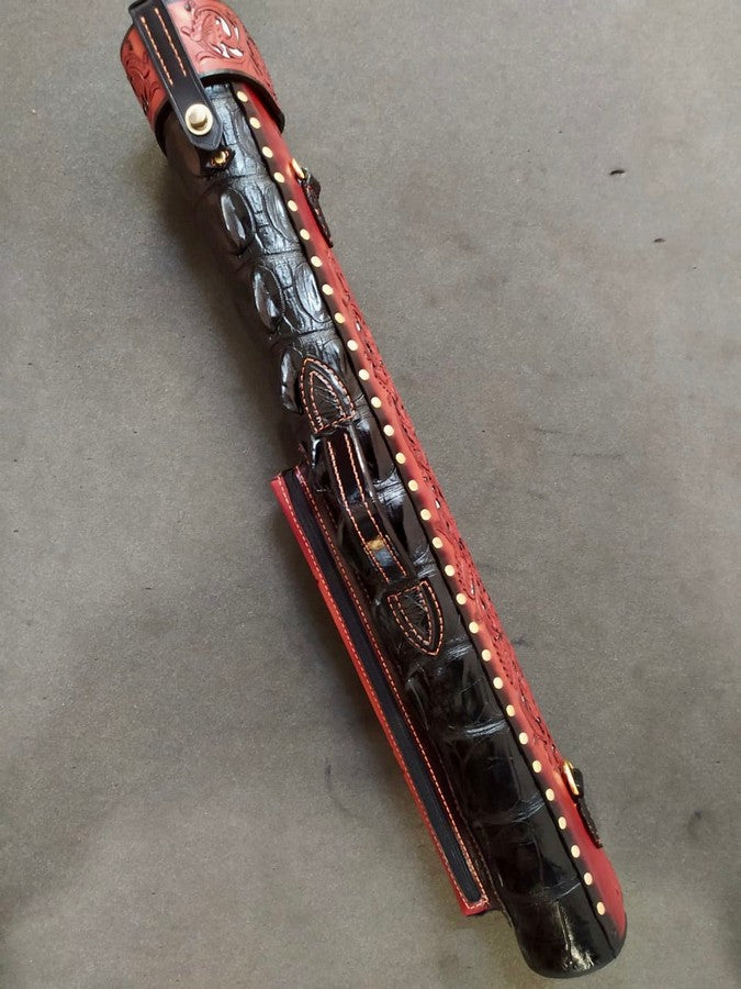 Crocodile Dual Tone Custom Cue Cases