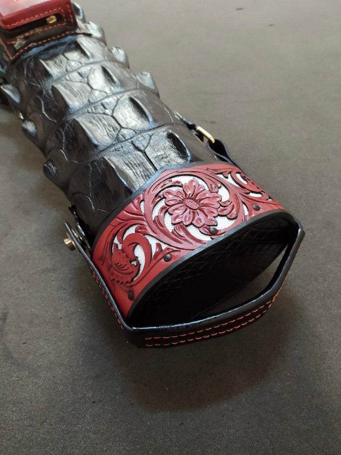 Crocodile Dual Tone Custom Cue Cases