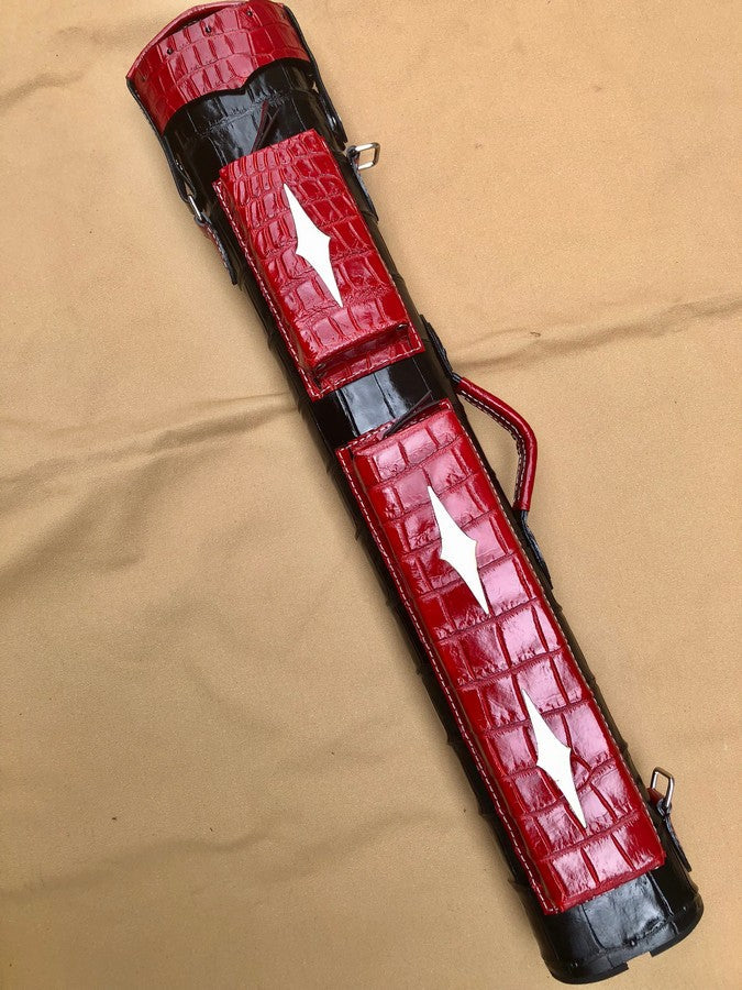 Crocodile Dual Tone Custom Cue Cases