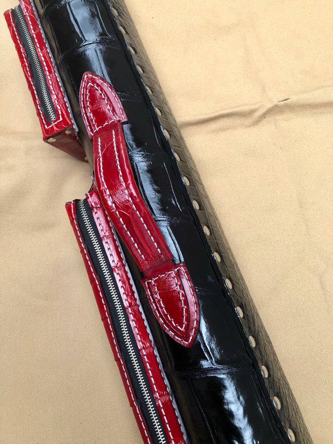 Crocodile Dual Tone Custom Cue Cases