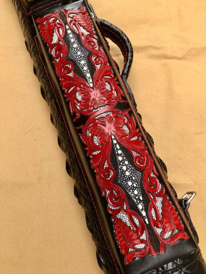 Crocodile Dual Tone Custom Cue Cases