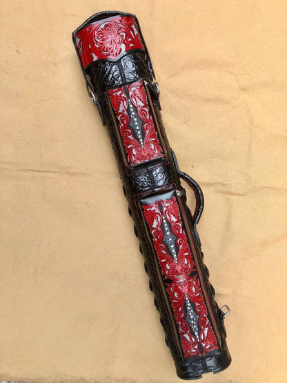Crocodile Dual Tone Custom Cue Cases