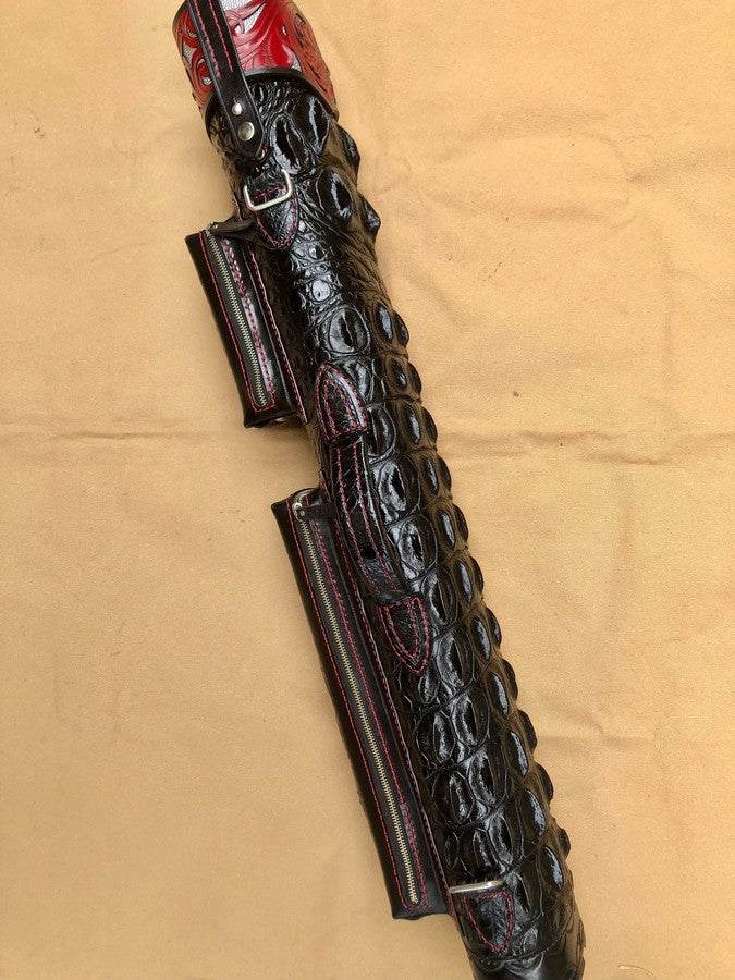 Crocodile Dual Tone Custom Cue Cases