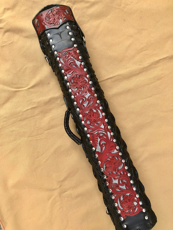 Crocodile Dual Tone Custom Cue Cases