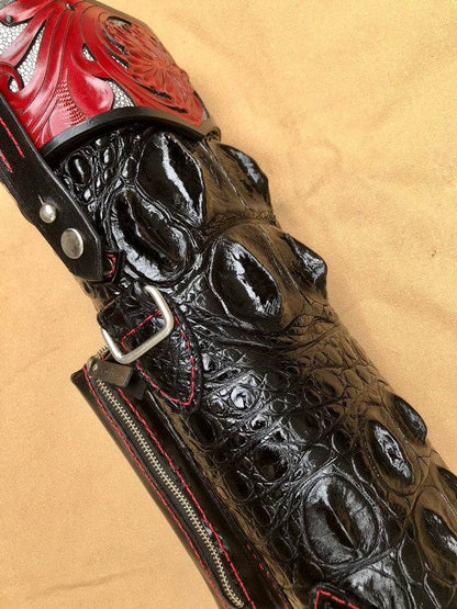 Crocodile Dual Tone Custom Cue Cases