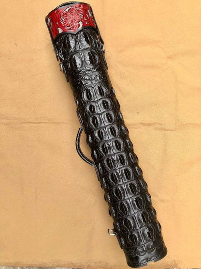Crocodile Dual Tone Custom Cue Cases