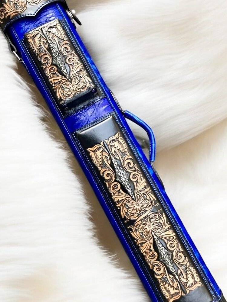 Crocodile Dual Tone Custom Cue Cases