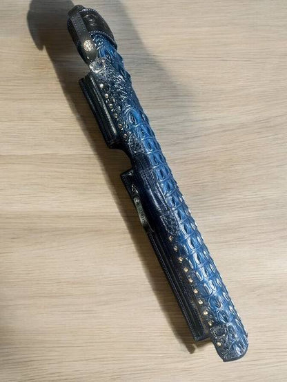 Crocodile Dual Tone Custom Cue Cases